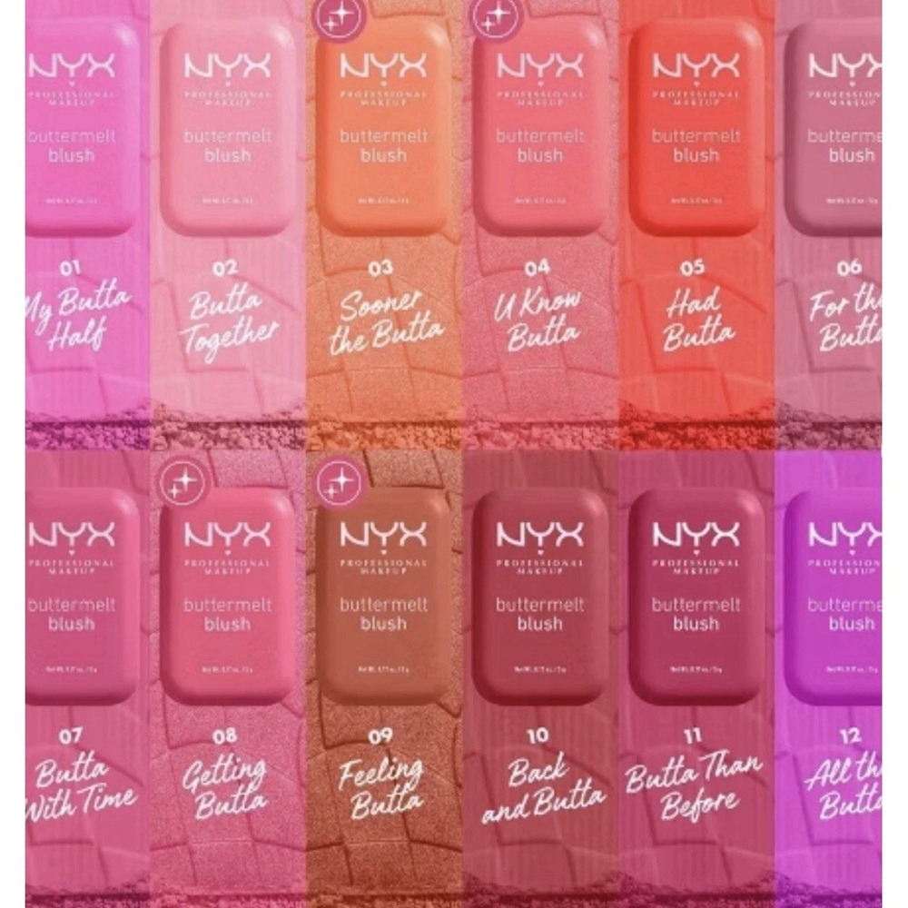 New Sealed NYX Makeup Buttermelt Powder Blush BMBL07 Butta With Time - Picture 3 of 5